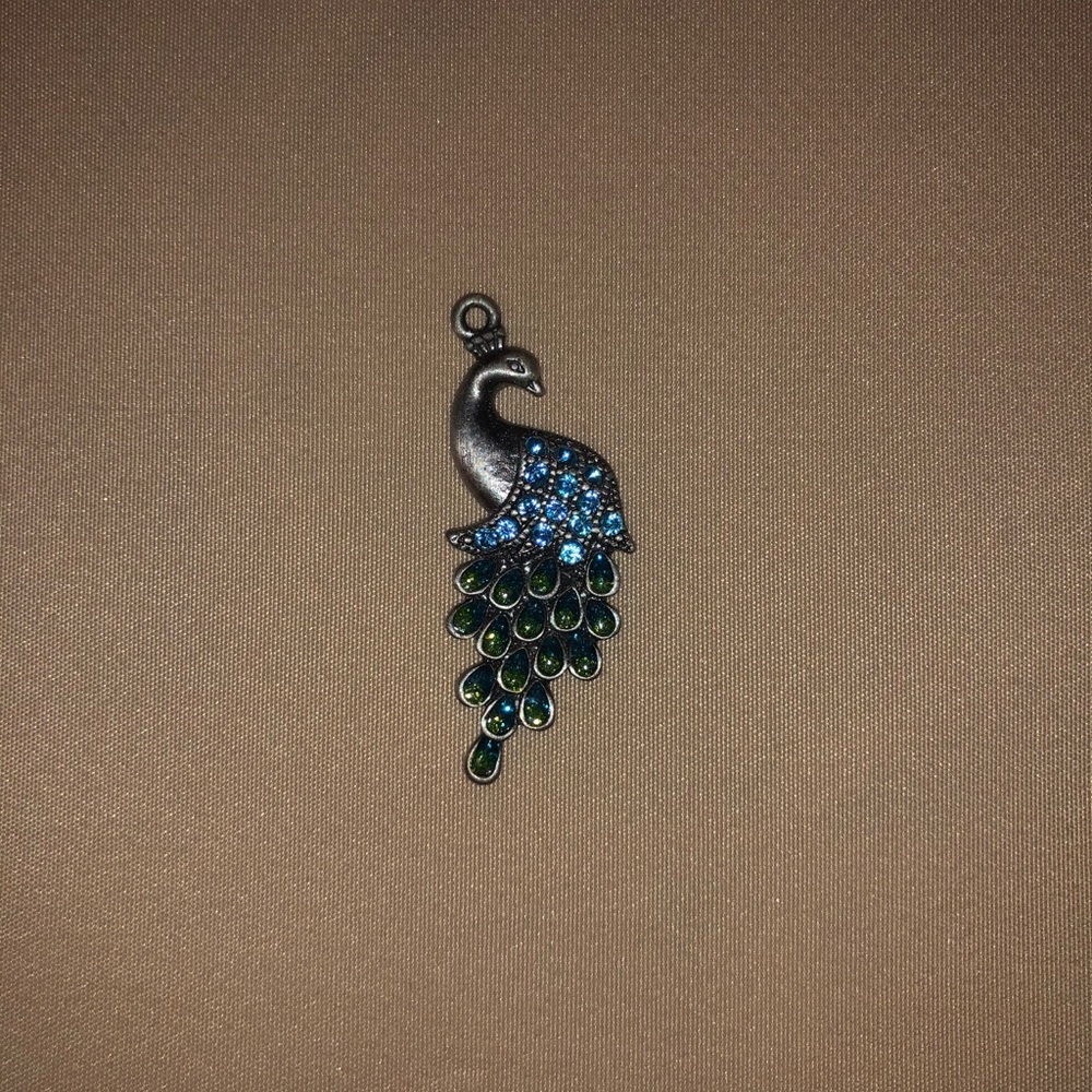 FREE WITH BUNDLE Peacock Necklace Pendant/Charm